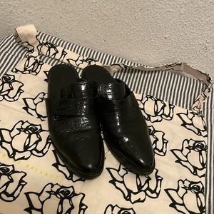 Freda Salvador Black Mules - Size 7